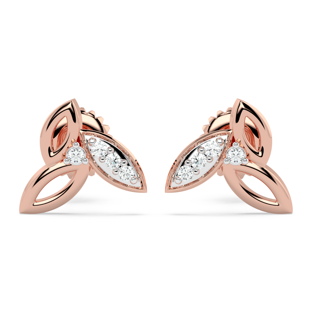 9K Gold Willow Earrings
