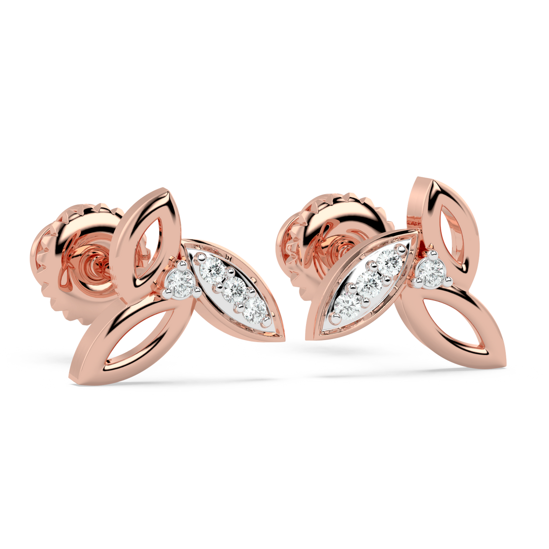9K Gold Willow Earrings