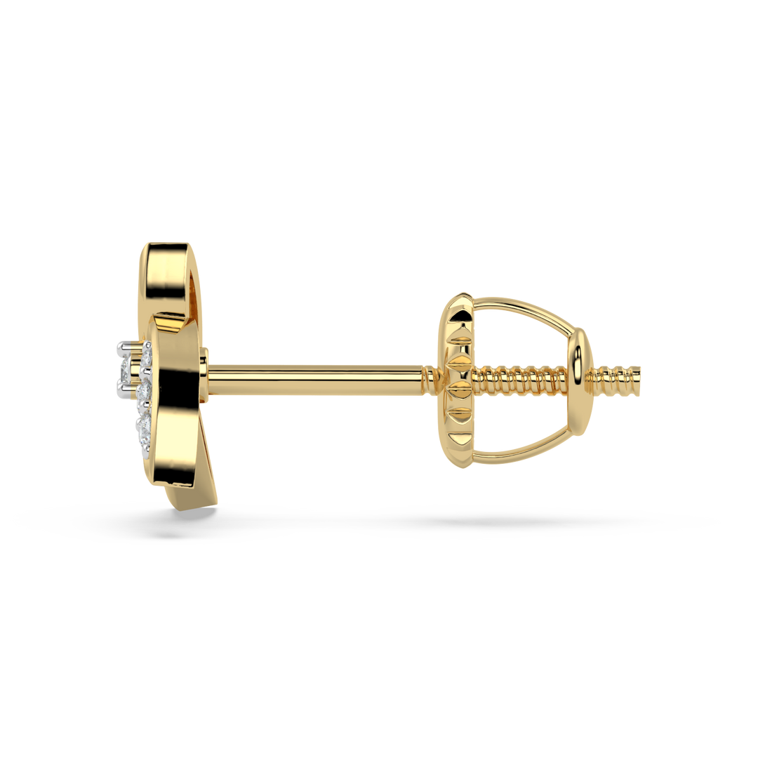 9K Gold Willow Earrings