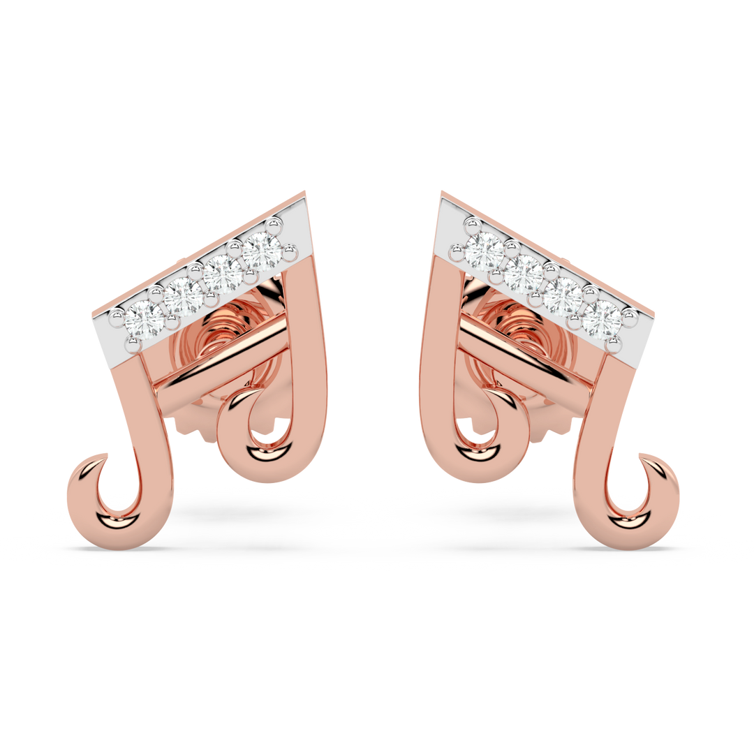 9K Gold Ivy Earrings