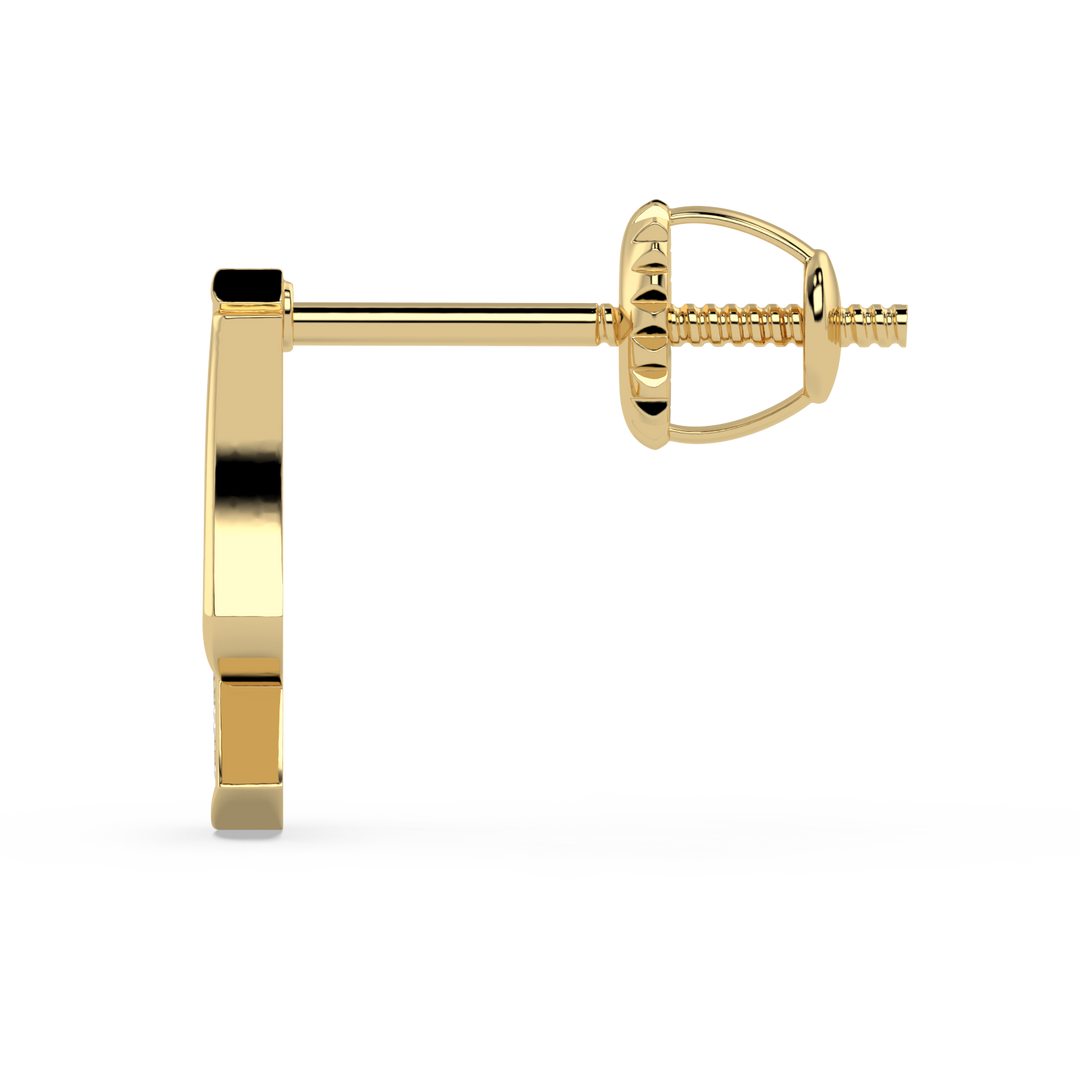9K Gold Nova Earrings