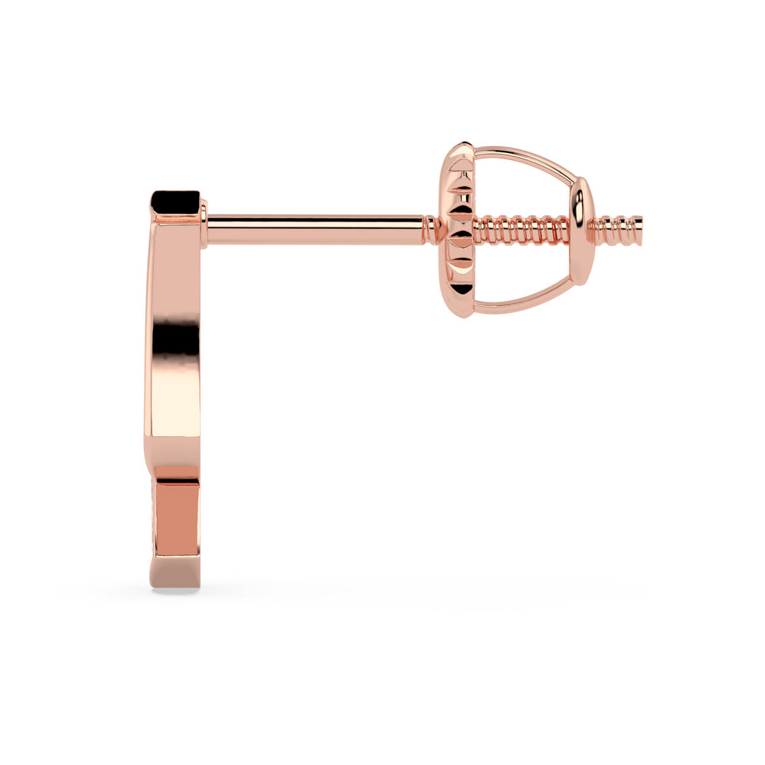 9K Gold Nova Earrings