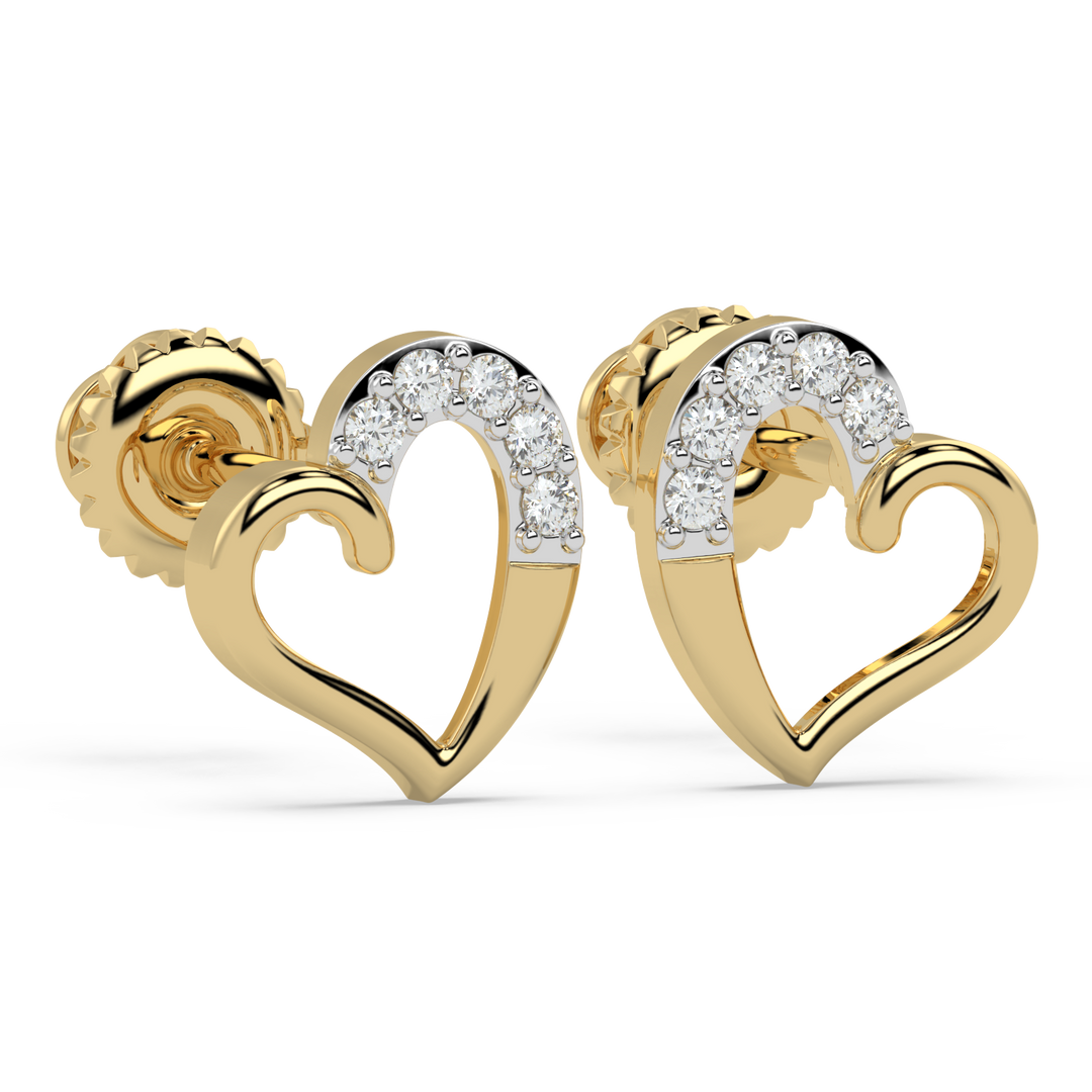 9K Gold Luna Earrings
