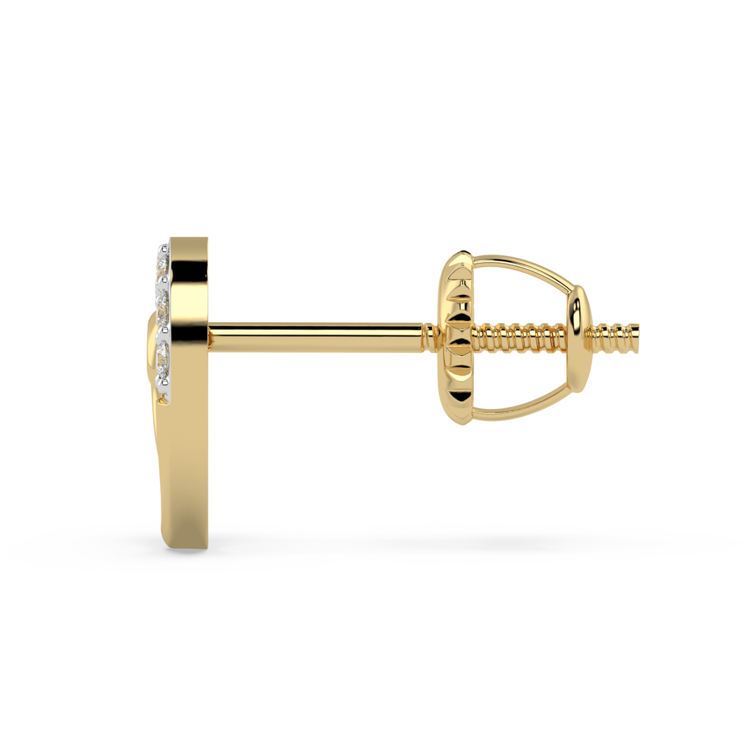 9K Gold Luna Earrings