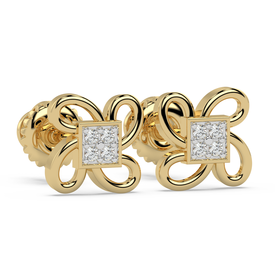 9K Gold Renata Earrings