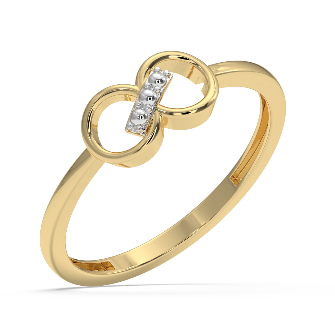 9K Gold Naina Ring