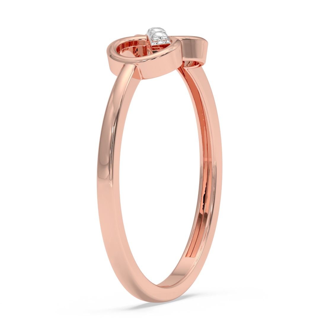 9K Gold Naina Ring