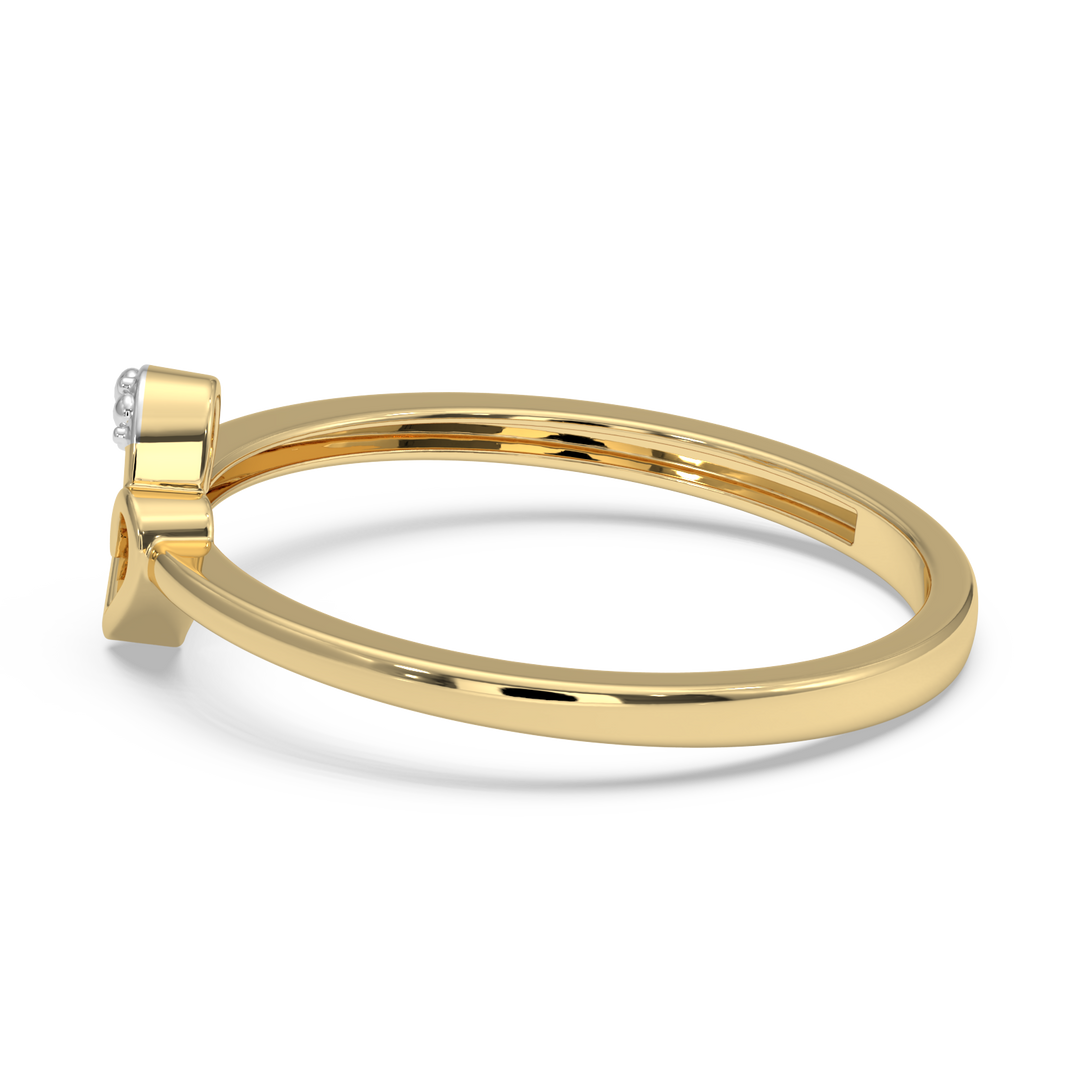 9K Gold Josephine Ring