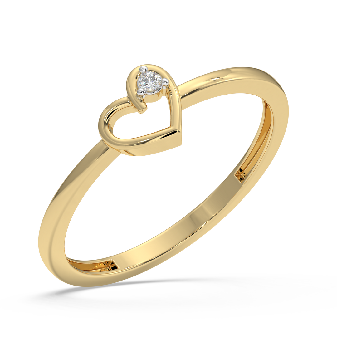 9K Gold Aaradhya Ring