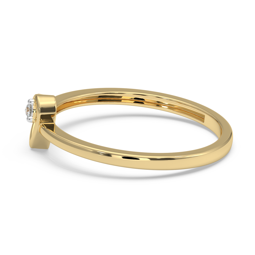 9K Gold Aaradhya Ring