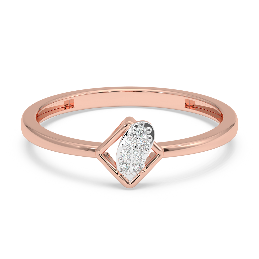 9K Gold Echo Ring