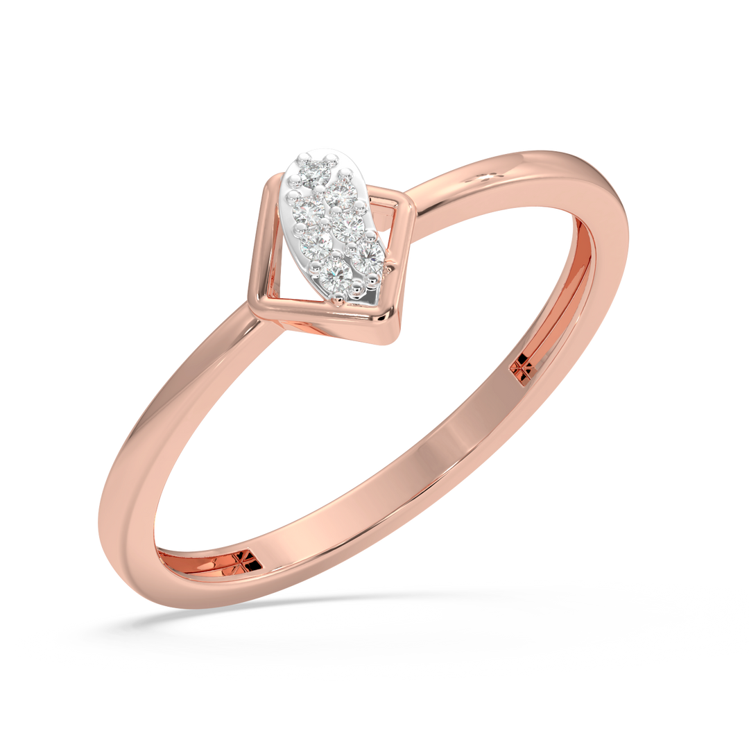 9K Gold Echo Ring