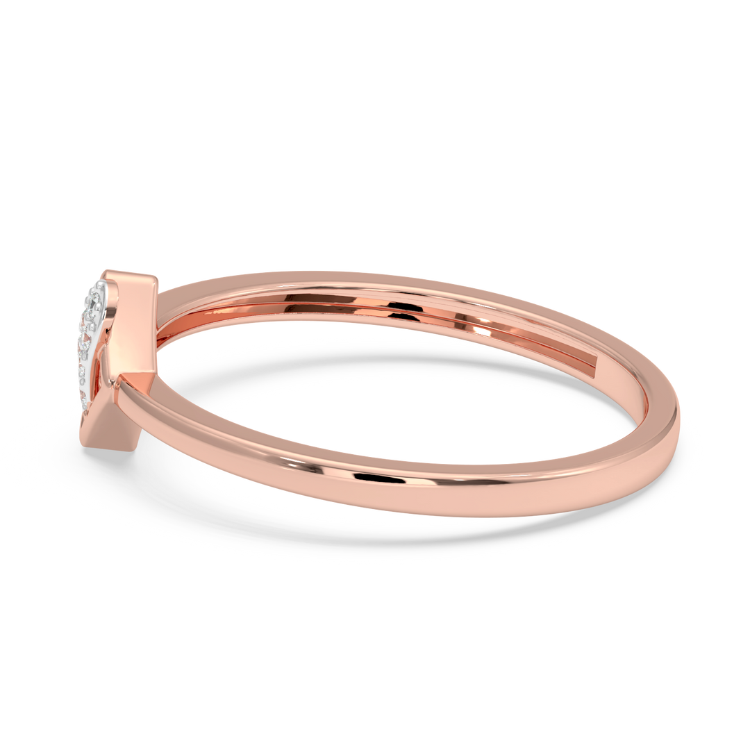 9K Gold Echo Ring
