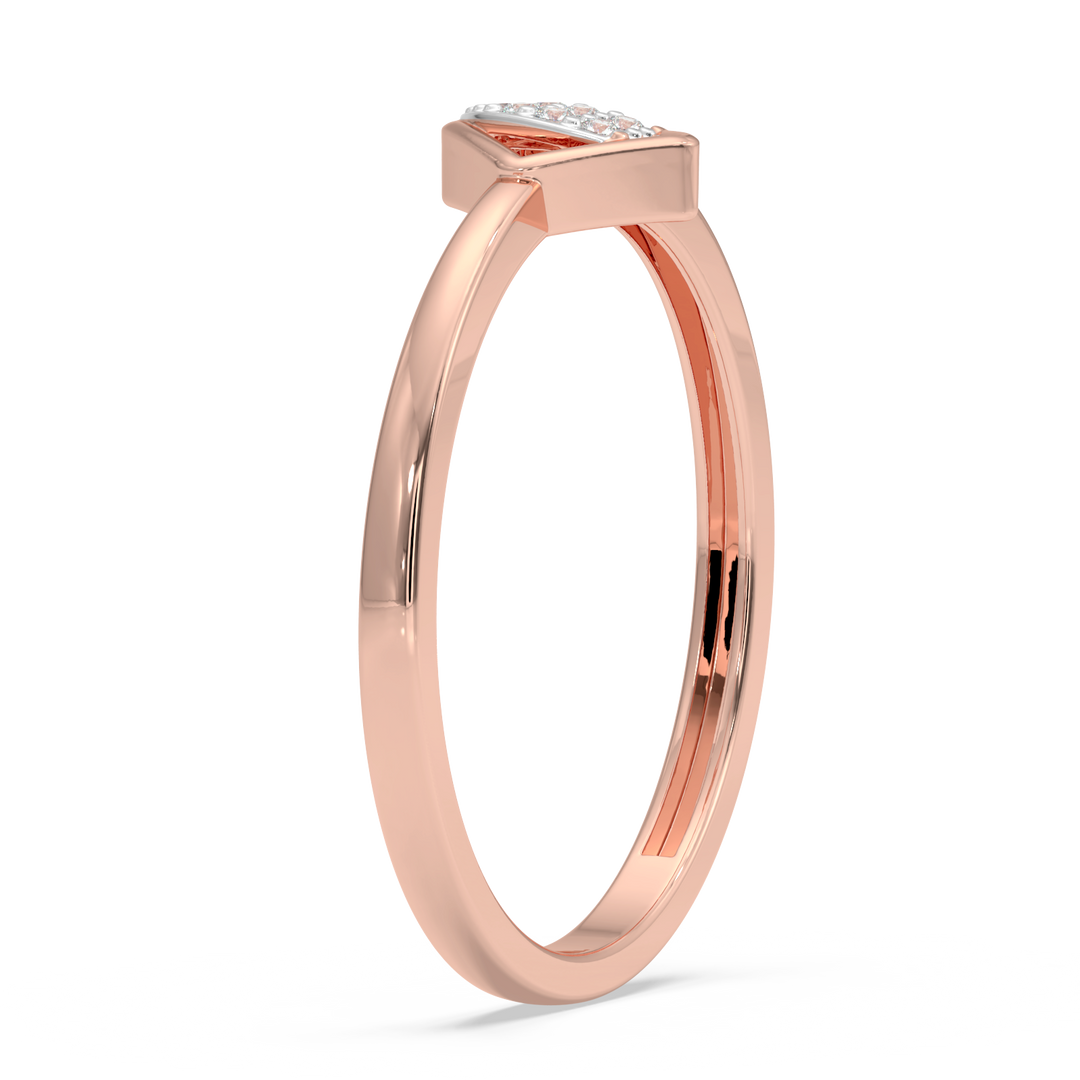 9K Gold Echo Ring