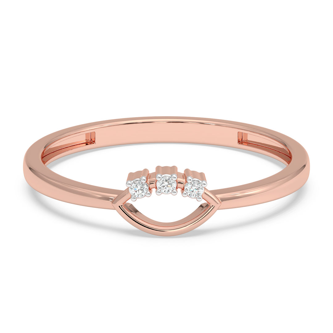 9K Gold Lyra Ring