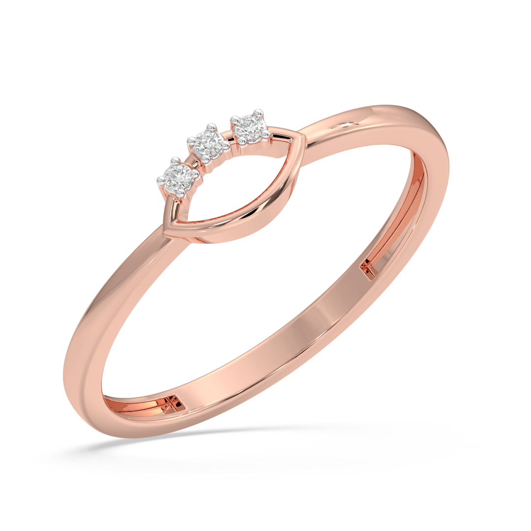 9K Gold Lyra Ring
