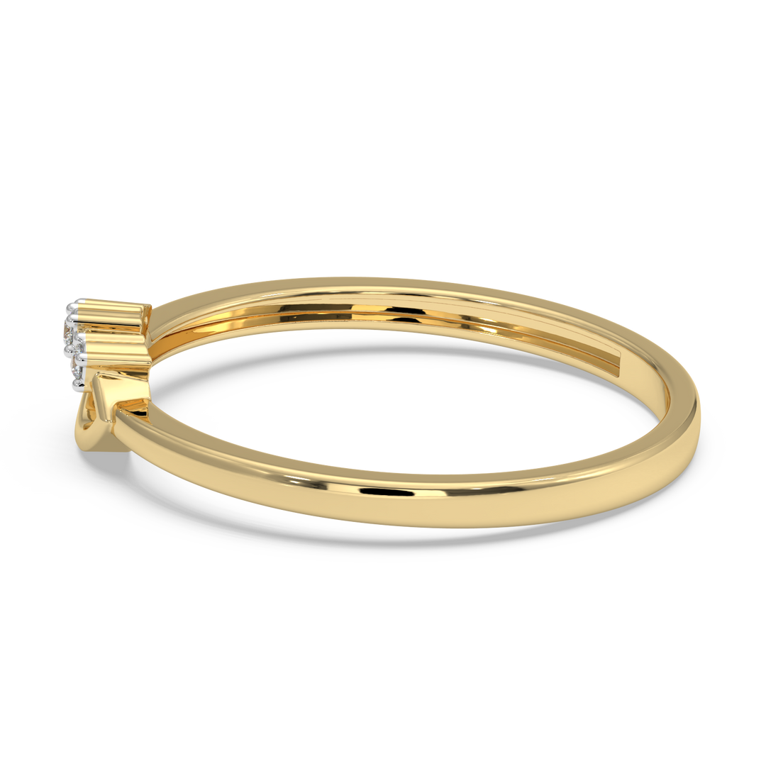 9K Gold Lyra Ring