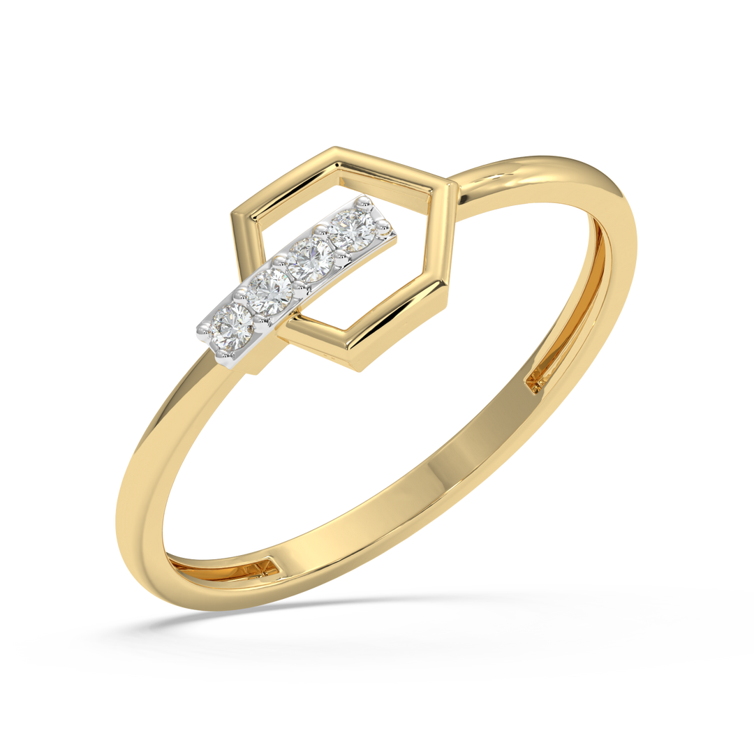 9K Gold Matilda Ring