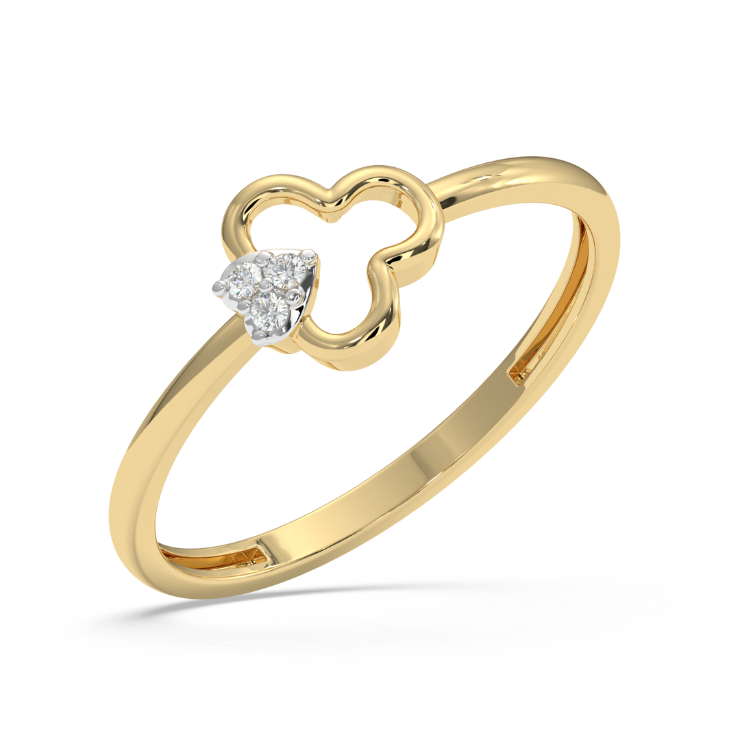 9K Gold Constance Ring