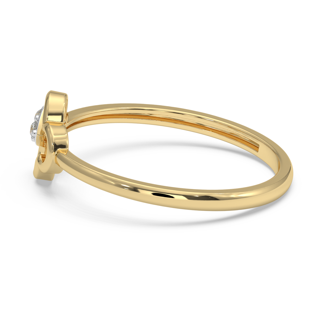 9K Gold Constance Ring