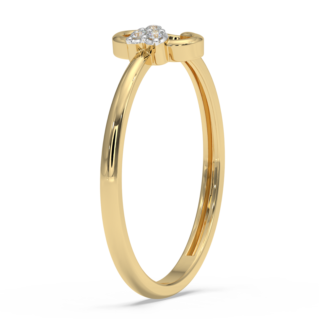 9K Gold Constance Ring