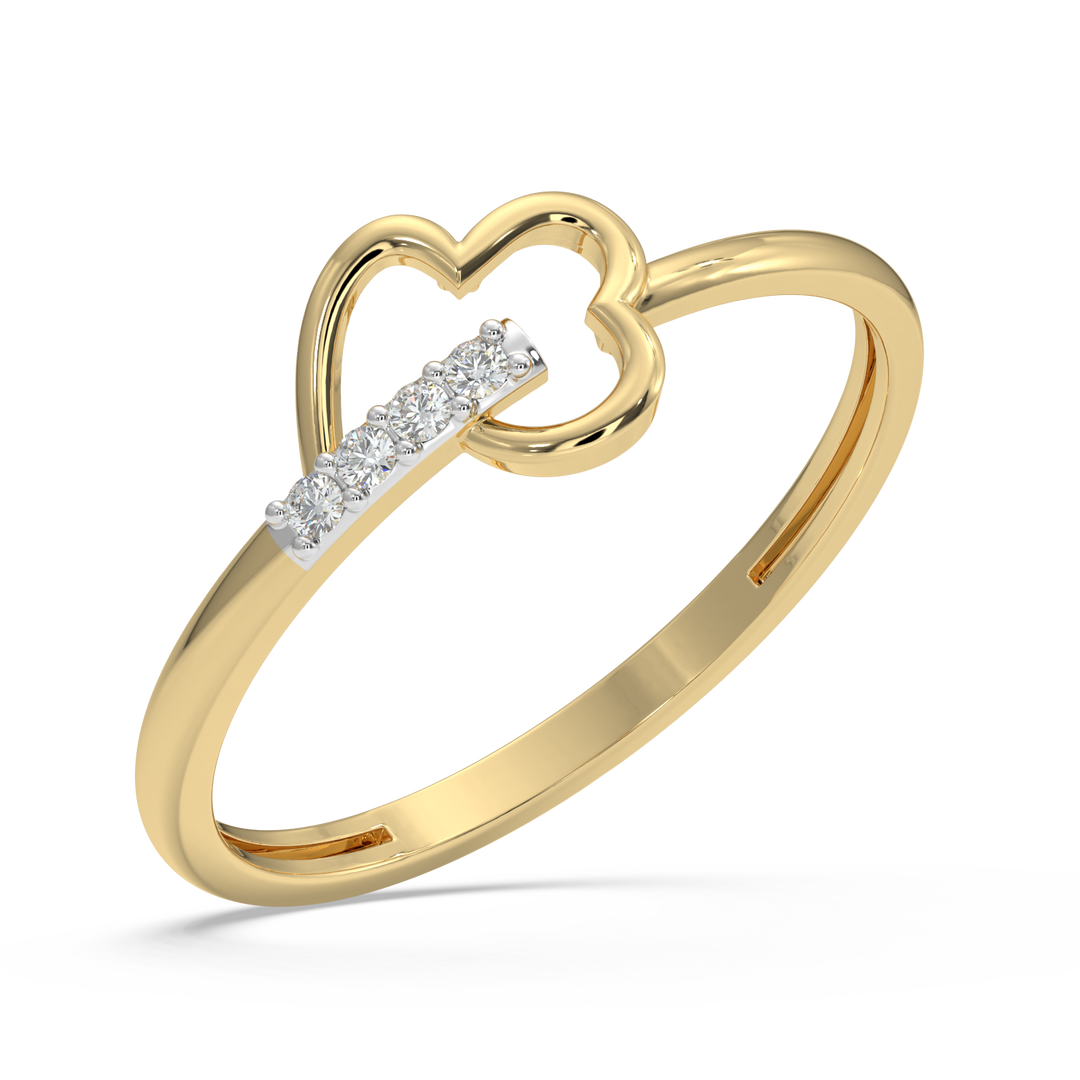 9K Gold Florence Ring