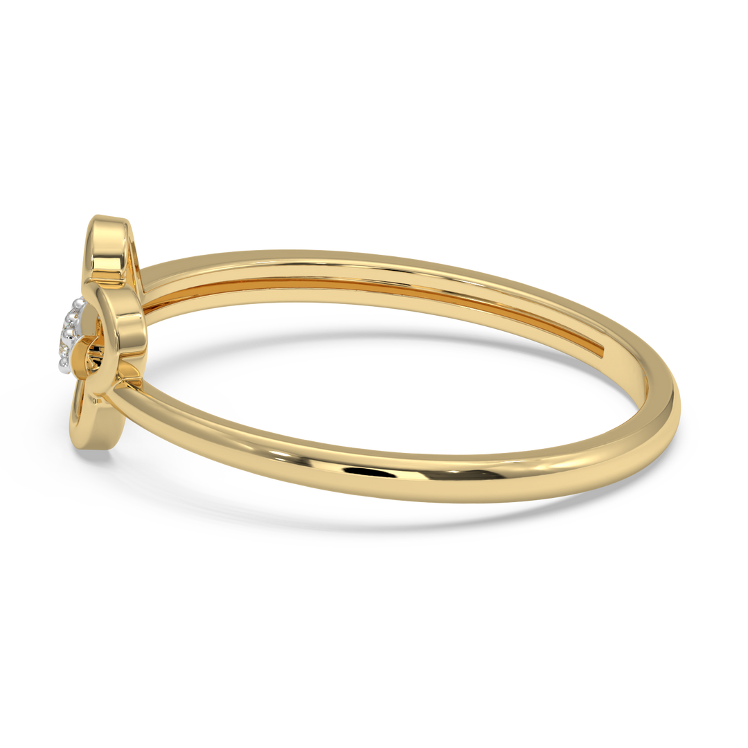 9K Gold Florence Ring
