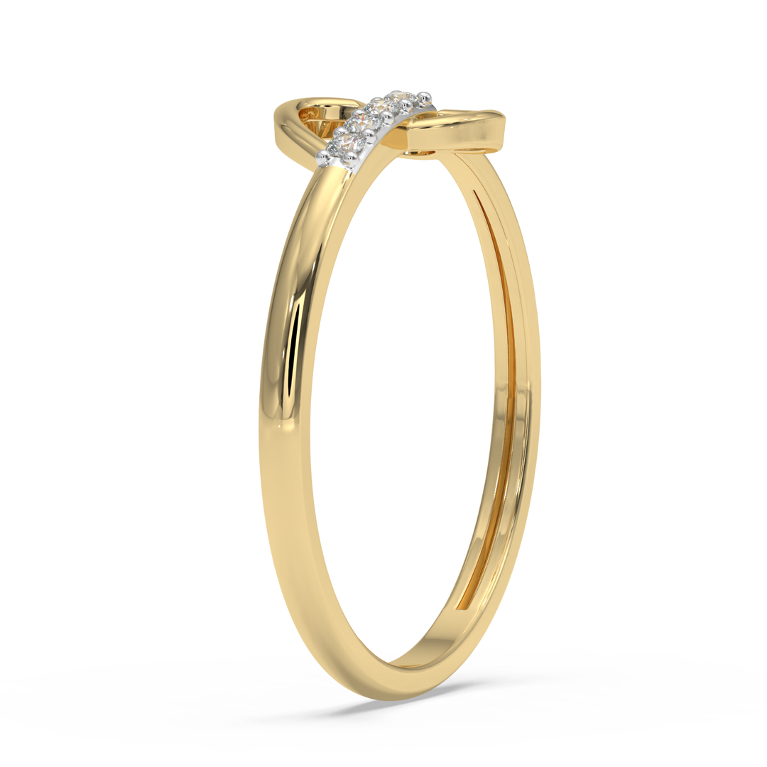9K Gold Florence Ring