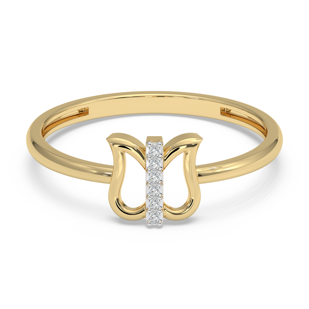 9K Gold Donatella Ring