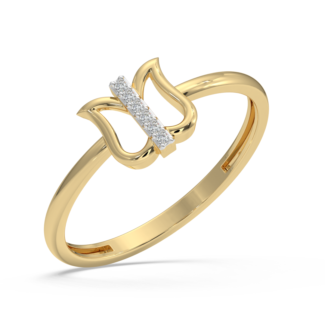 9K Gold Donatella Ring