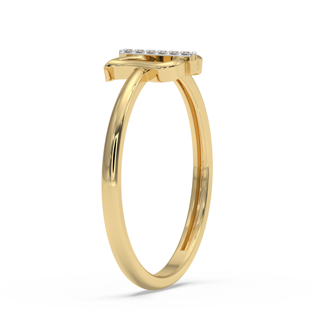 9K Gold Donatella Ring