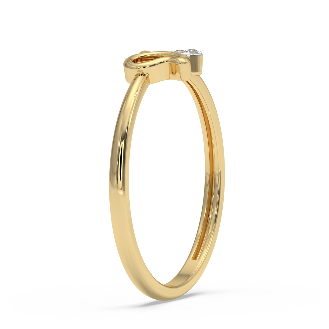 9K Gold Tara Ring