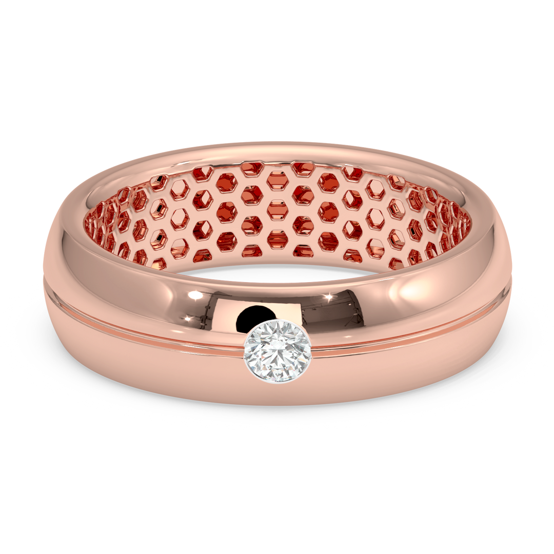 9K Gold Diya Ring