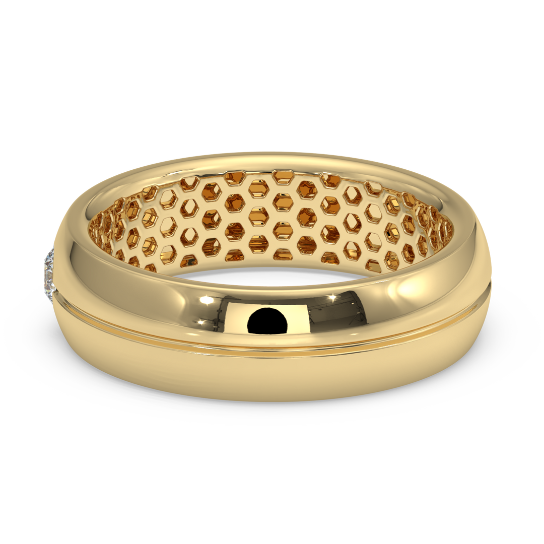 9K Gold Diya Ring