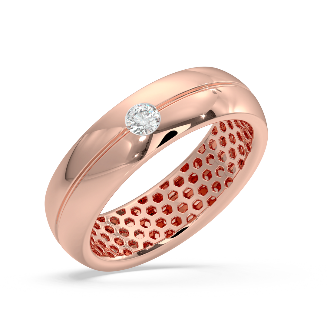 9K Gold Diya Ring