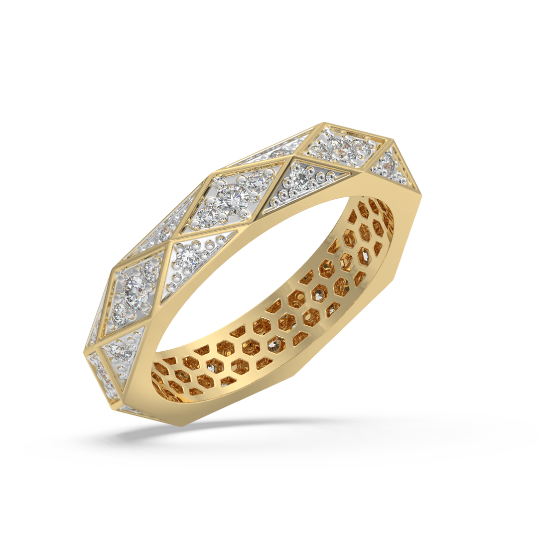 9K Gold Saanvi Ring