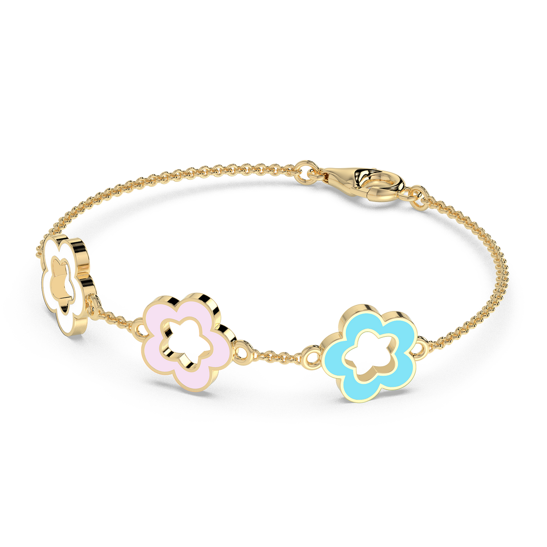 9K Gold Jade Bracelet