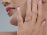 Load and play video in Gallery viewer, 9K Gold Josephine Ring
