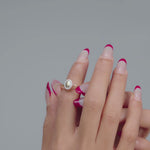 Load and play video in Gallery viewer, 9K Gold Iris Ring
