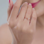 Load and play video in Gallery viewer, 9K Gold Constance Ring
