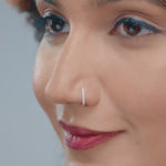 Load and play video in Gallery viewer, 9K Gold Halle Nose Pin
