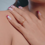 Load and play video in Gallery viewer, 9K Gold Avni Ring
