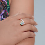 Load and play video in Gallery viewer, 9K Gold Rose Ring
