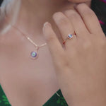 Load and play video in Gallery viewer, 9K Gold Ophelia Ring
