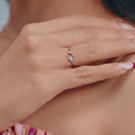 Load and play video in Gallery viewer, 9K Gold Sylvie Ring
