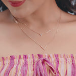 Load and play video in Gallery viewer, 9K Gold Georgiana Necklace
