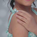 Load and play video in Gallery viewer, 9K Gold Kids Marigold Ring

