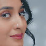 Load and play video in Gallery viewer, 9K Gold Suvi Nose Pin
