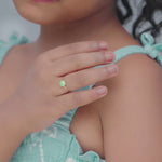 Load and play video in Gallery viewer, 9K Gold Kids Helena Ring
