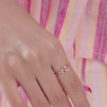 Load and play video in Gallery viewer, 9K Gold Amelie Ring
